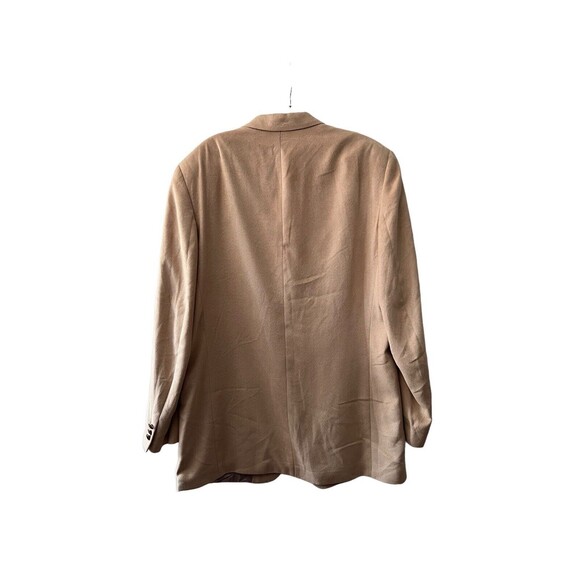 Kasper Men's Blazer 41 Tall Camel 3 Button Sport Coat Microfiber - Picture 2 of 6